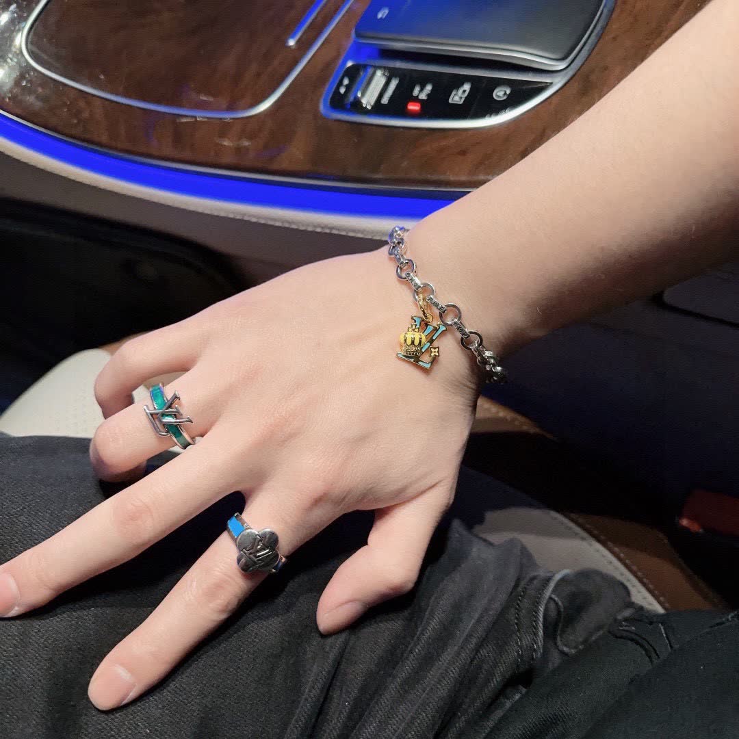 Louis Vuitton Silver Charm Bracelet